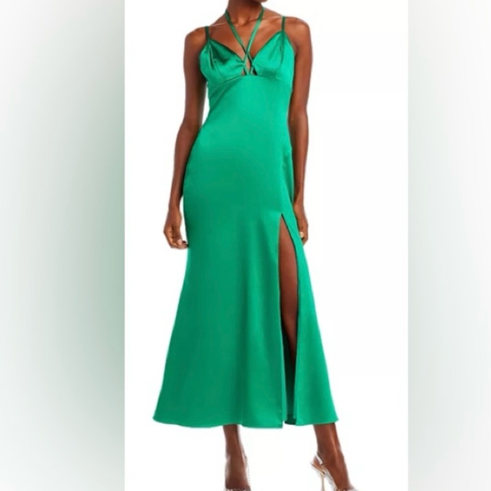 Elegant Green Maxi Dress